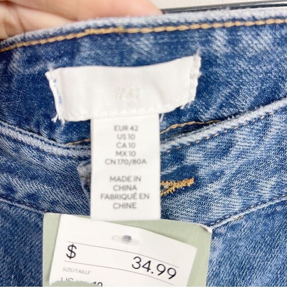 NWT H&M Flare High Waist Ankle Jeans - Picture 3 of 7